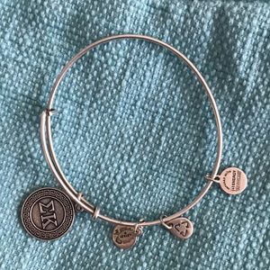 Alex and Ani sigma kappa (+) energy bracelet.